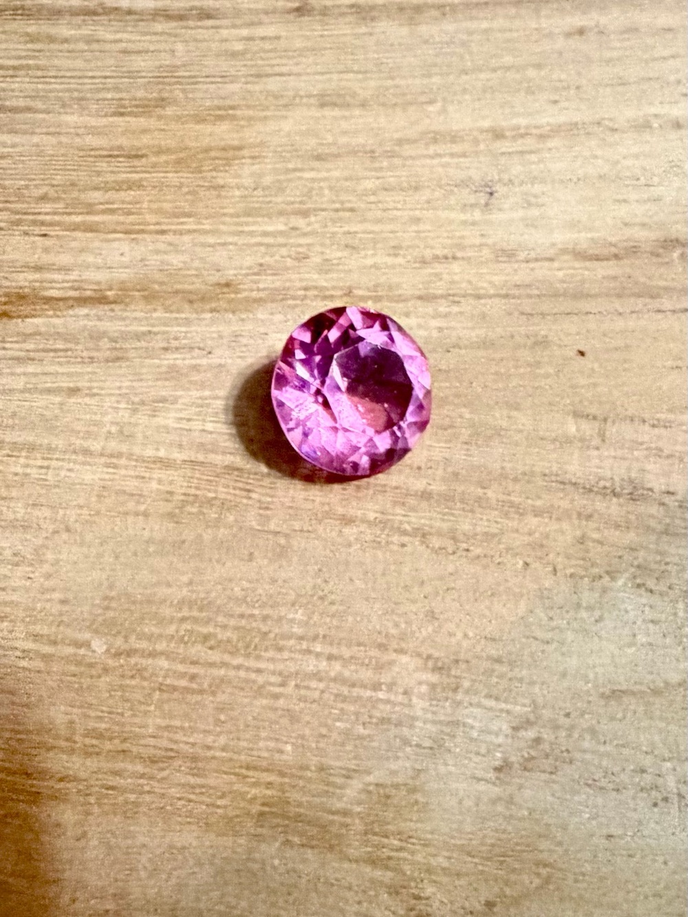 Round Pink Faceted Rose Quartz